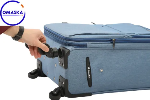 MOYENNE Valise FLEXAIR "24" En Polyester Imperméable et Roue Démontable