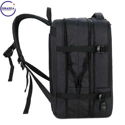 Sac A Dos (Porte Pc) En Polyester Imperméable avec Extensiion