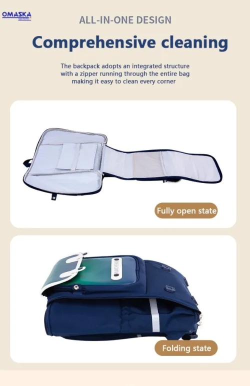 Sac à dos orthopédique Pliable en Oxford pour enfants 1er Année Primaire
