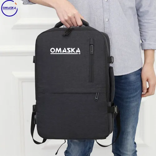 Sac A Dos (Porte Pc) En Polyester Imperméable avec Extensiion