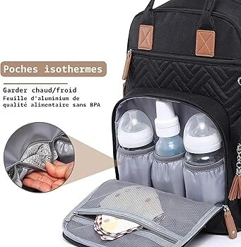 SAC A LANGER A DOS AVEC UN TAPIS A LANGER ET CABLE USB