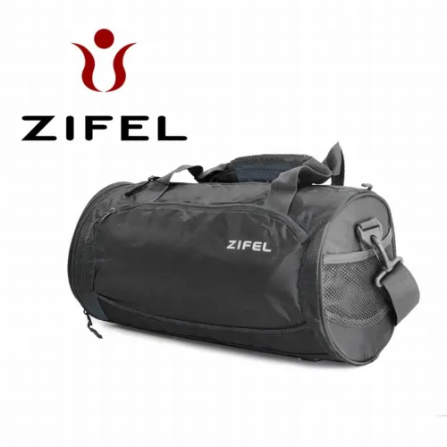 SAC DE SPORT  40 cm pour homme et femme en Polyester - Imperméable - NOIR