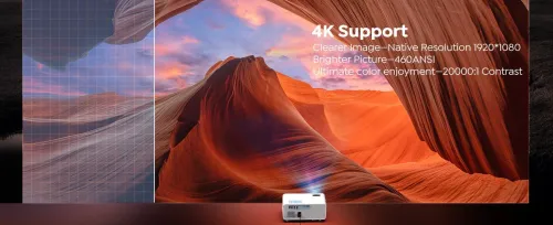 Projecteur Datashow Yaber Y9 PRO 400ansi WIFI Bleutooth