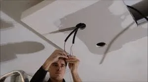 Montage et perçage des Spots et Led et lustre 