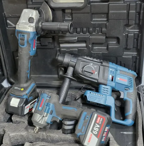 Kit BOSCH 3 articles perforateur bouloneuse Transenaise a batterie 