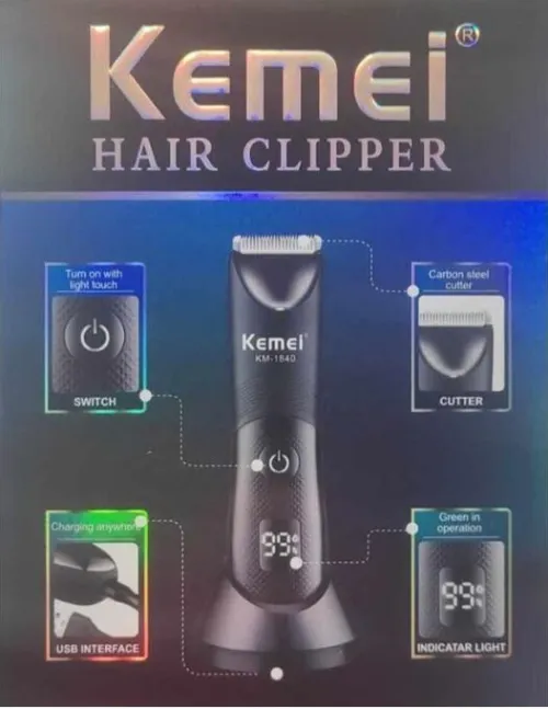 Kemei Kit Tondeuses Zone Sensible & Corps km -1840