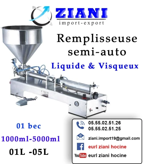 remplisseuse liquide & visqueux 1L-5L