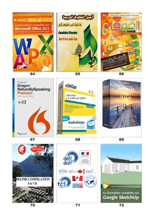 Dvd logiciels programmes pc 
