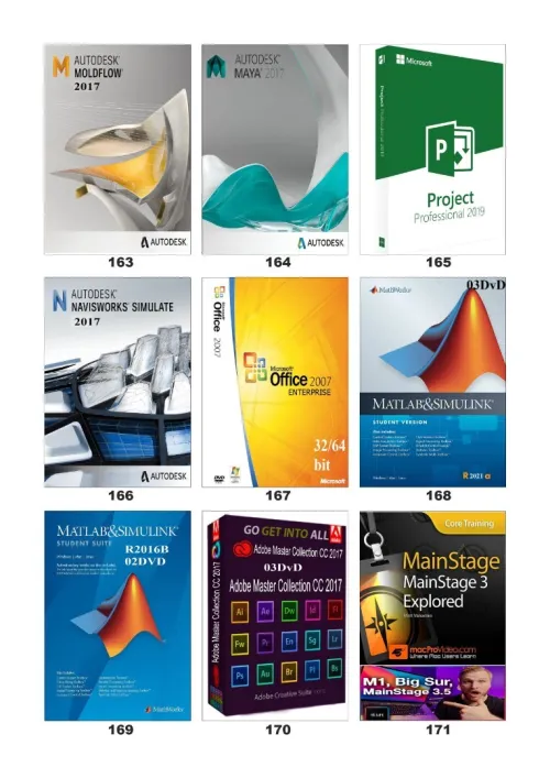 Dvd logiciels programmes pc 