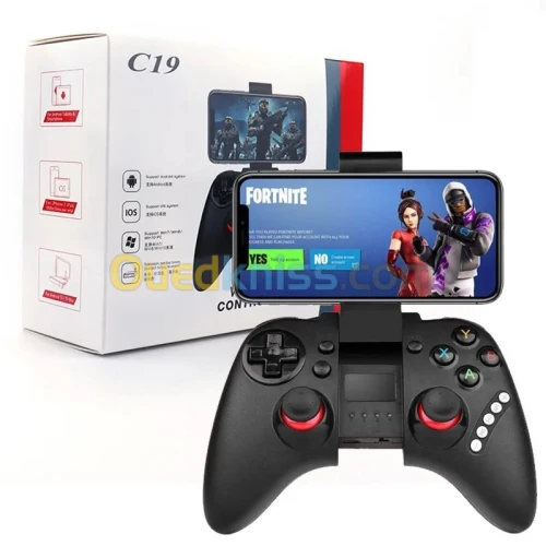 Gamepad Mobile Phone Game controller, C19 Bluetooth 4.0 Directly Play PUBG Gamepad to Eat Chicken Ar