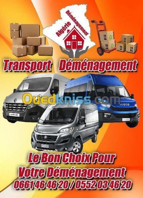 DEMENAGEMENT & TRANSPORT (24H/7j)--