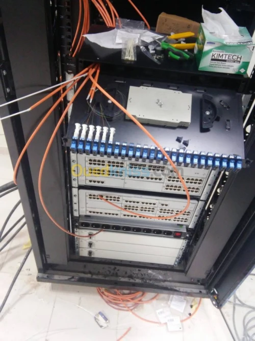 Soudure et connections fibre optique