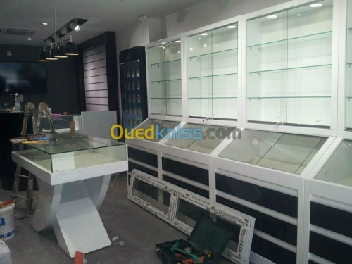 PVC-VERRE TREMPE-DECORE MAGASIN-ELECTR