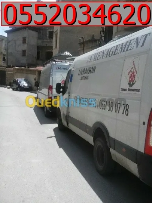 نقل وترحيل الاثاث في مختلف الاتجاهات TRANSPORT DÉMÉNAGEMENT \ B