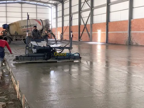 Dallage industriel - Epoxy - LASER SCREED
