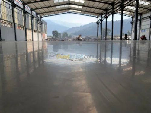 Dallage industriel - Epoxy - LASER SCREED