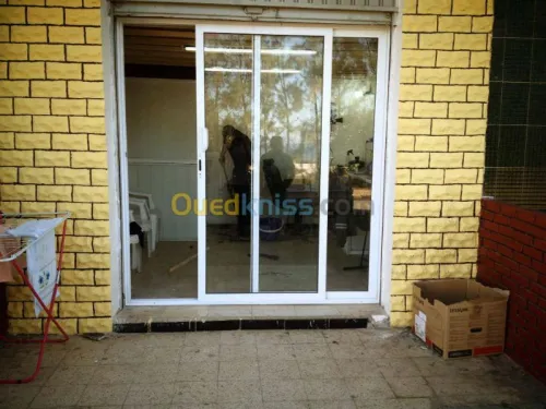 Menuiserie aluminium et plafond en pvc