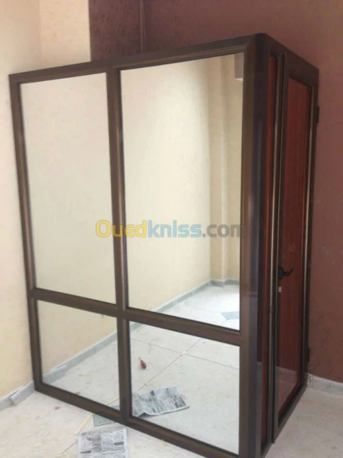 Menuiserie aluminium et plafond en pvc