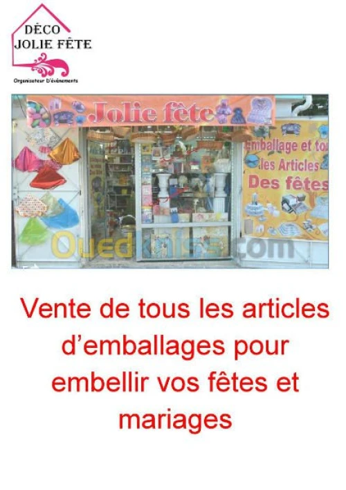 Organisateur d'évênemts 