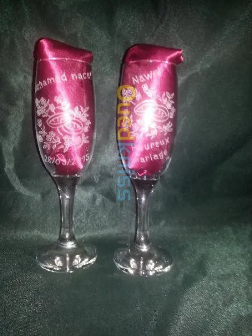 gravure sur verre fait main