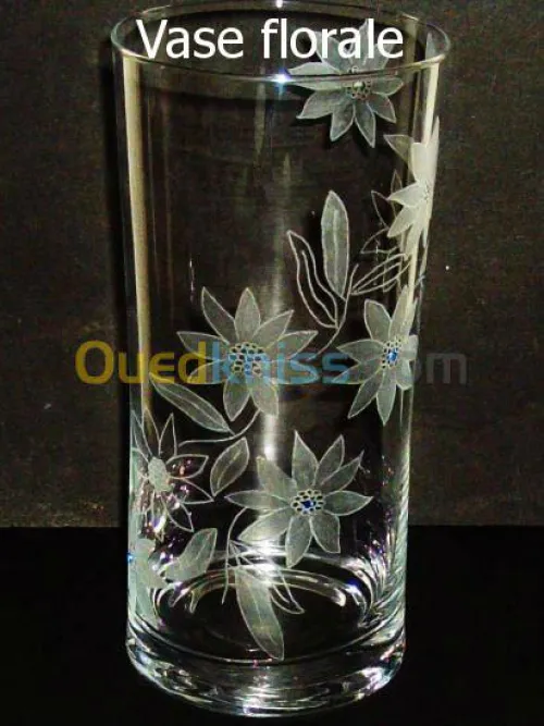 gravure sur verre fait main