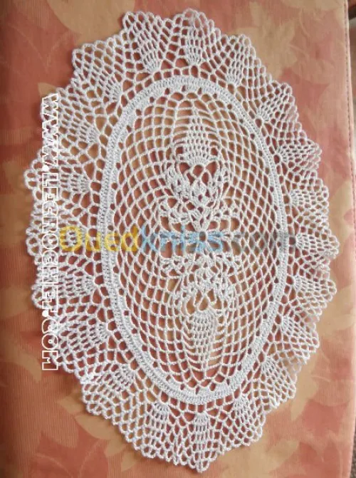 Drap pour mariée sur commande(crochet)