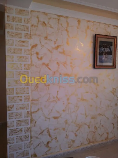  peinture decorative placo platre.