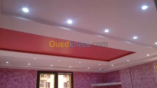  peinture decorative placo platre.