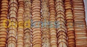 Preparation de gâteaux secs 