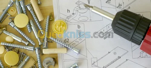 ferrage,montage, menuiserie