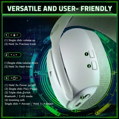 Casque sans fil attack shark L80 pro