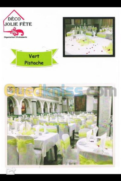 Decoration des salles des fetes 