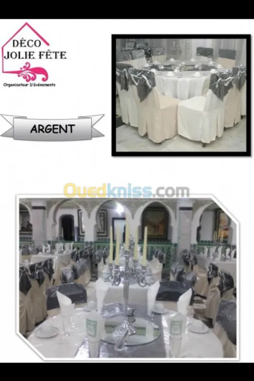 Decoration des salles des fetes 