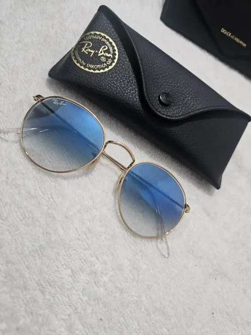 Lunettes de soleil ray-ben round metal Original