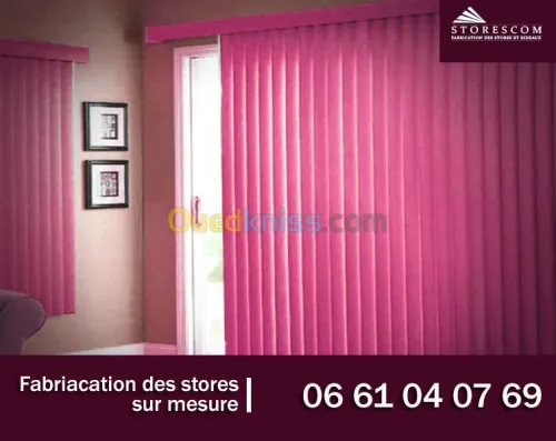 Fabrication des stores sur mesure
