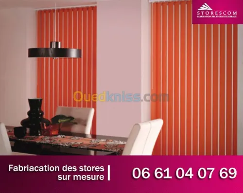 Fabrication des stores sur mesure