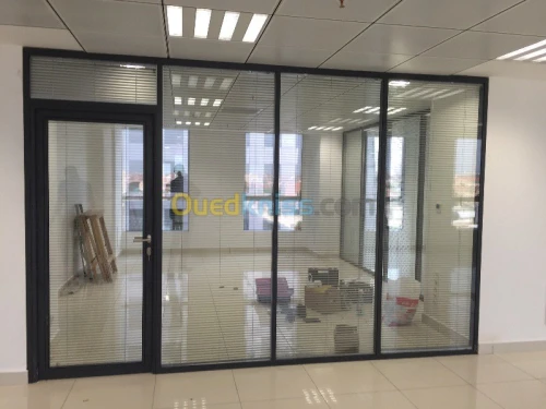 cloison Aluco inox Ba13