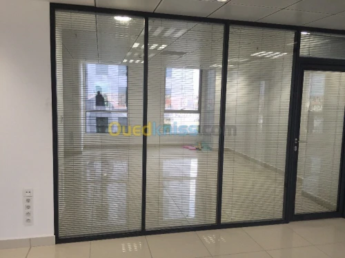 cloison Aluco inox Ba13