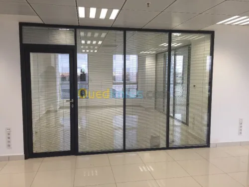 cloison Aluco inox Ba13