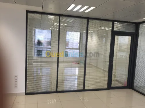 cloison Aluco inox Ba13