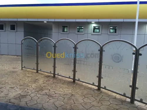 cloison Aluco inox Ba13