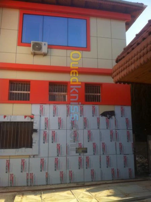 cloison Aluco inox Ba13