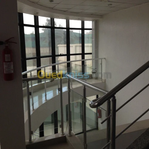 cloison Aluco inox Ba13