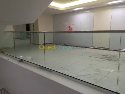 cloison Aluco inox Ba13