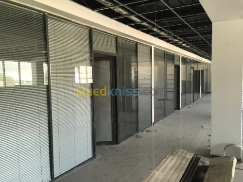 cloison Aluco inox Ba13