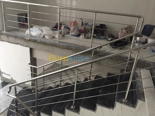 cloison Aluco inox Ba13