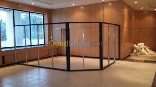 cloison Aluco inox Ba13