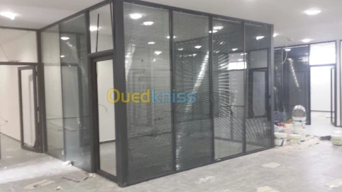 cloison Aluco inox Ba13