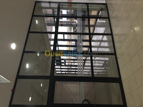 cloison Aluco inox Ba13