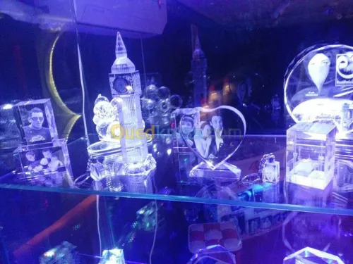 GRAVURE 3D AU COEUR DE CRISTAL 